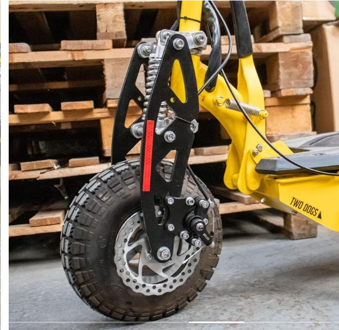 Foto do produto Patinete Elétrico Two Dogs 1000w 48v Amarelo – Garagem 6 Estrelas
